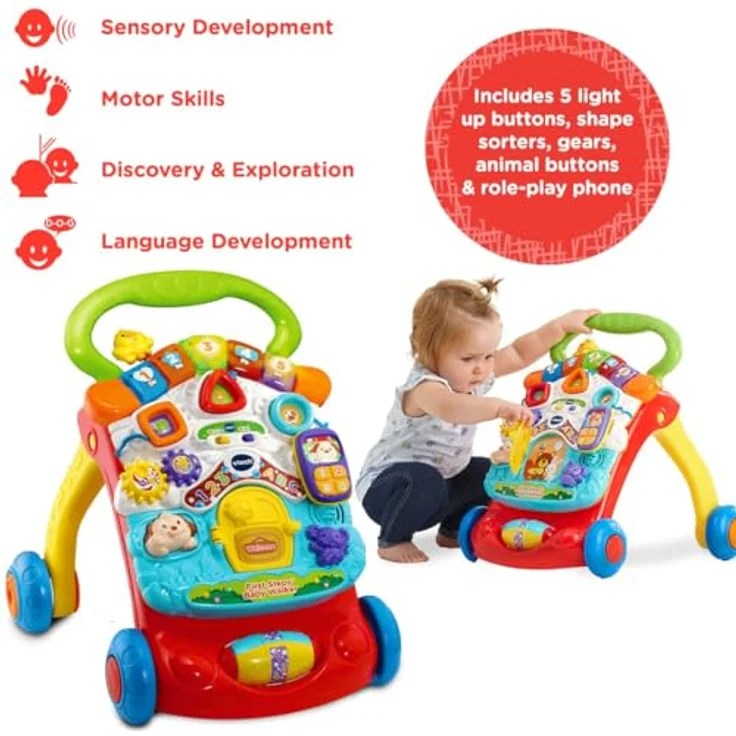 Vtech 505603 Baby Walker, Multi-Coloured, Multicolor – Bild 4