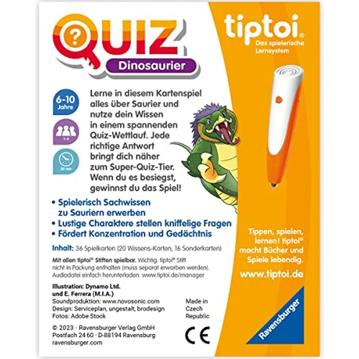 Ravensburger - tiptoi® Quiz Dinosaurier – Bild 3
