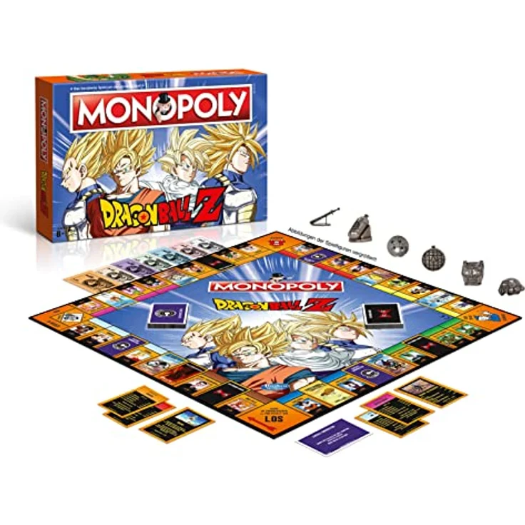 Winning Moves Monopoly Dragon Ball Z Brettspiel - Alter 8+ - Deutsch, ideal für alle Dragon Ball Z Fans – Bild 2