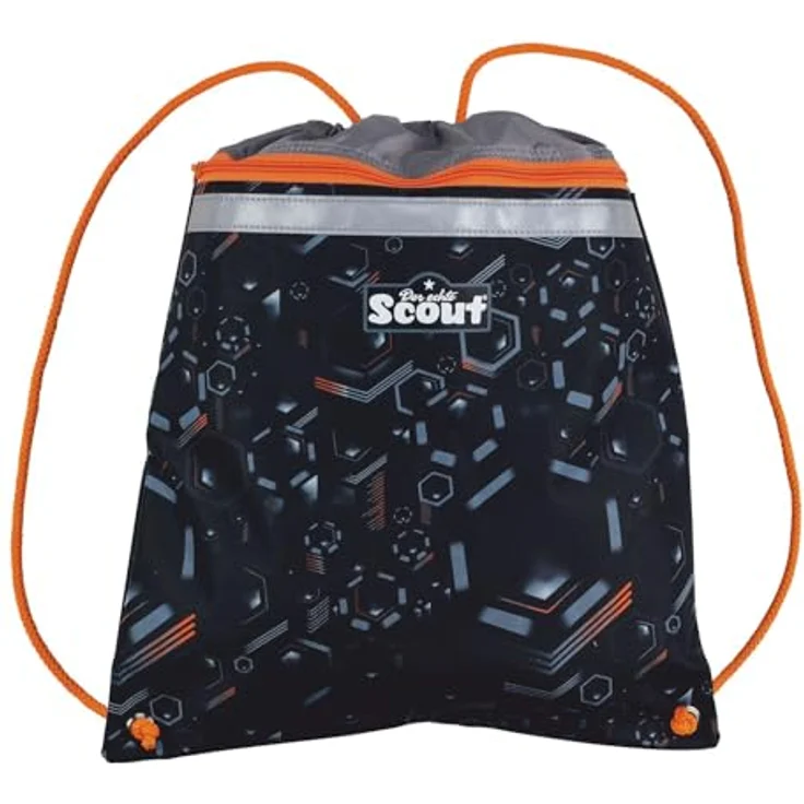 Scout Alpha DIN Space Data, ergonomischer Schulranzen mit 20 Litern Volumen, höhenverstellbarem Tragegurtsystem und abnehmbarem Hüftgurt – Bild 6