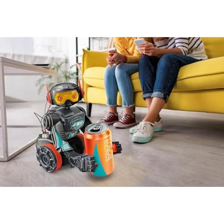 Clementoni Galileo Robotics EVO Roboter - Programmierbarer Spielzeug-Roboter, Bausatz mit 50 Teilen für Kinder ab 8 Jahren - Elektronik & Robotik, 59347 - mit Bluetooth-Steuerung und Memo-Modus – Bild 4