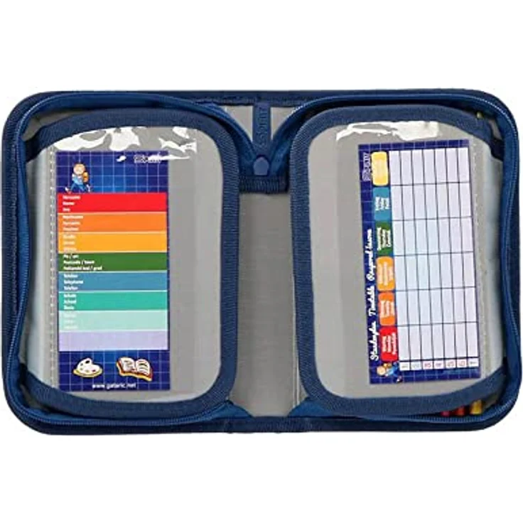 Gataric TTS Schüler-Etui Weltraum 28 teilig 1-Zipper – Bild 2