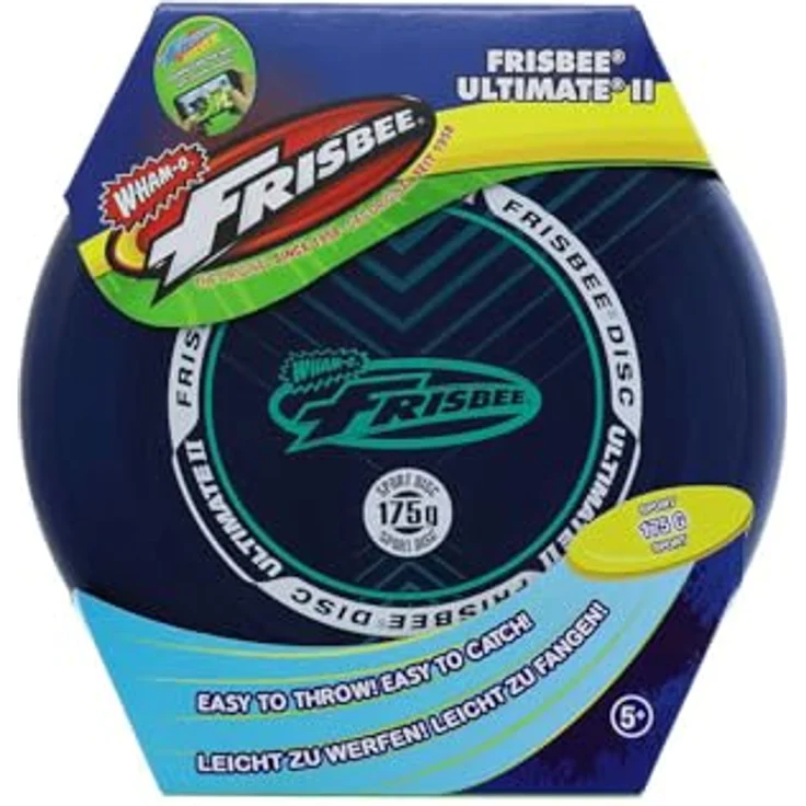 Frisbee Ultimate, Robuste Wettkampfscheibe mit einzigartigen Flugeigenschaften, Ø 27 cm, 175 g, Dark Blue/Green – Bild 2