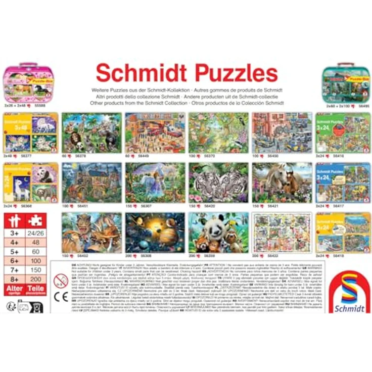 Schmidt Spiele 56361 Meine liebsten Haustierbabys, 3x48 Teile Kinderpuzzle, bunt – Bild 3