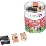 Heyda Heyda 204888480 Stempel-Dose (Weihnachten) Motivgröße: ca. 1,5 x 1,5 cm