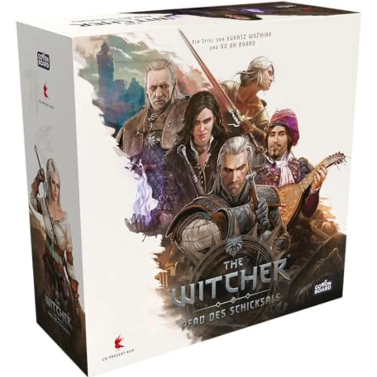 Go On Board The Witcher: Pfad des Schicksals (Deluxe-Edition), Kennerspiel mit 13 Miniaturen, 1-5 Spieler, ab 14 Jahren, Deutsch – Bild 1
