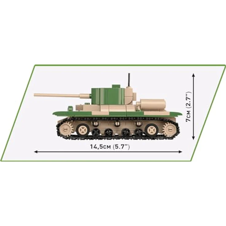 Cobi 2740 EXECUTIVE Museum Set - PAZER I, Valentine IX, Renault R35, 1:48 Modelle historischer Panzer, 595 hochwertige Elemente – Bild 6