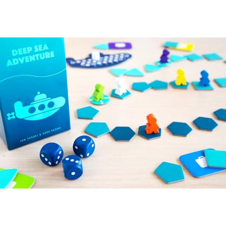 Oink Games Tiefseeabenteuer BOOST, Gesellschaftsspiel mit neuen Herausforderungen, für 2-6 Spieler ab 8 Jahren, Erweiterte Version des Würfelspiels – Bild 4