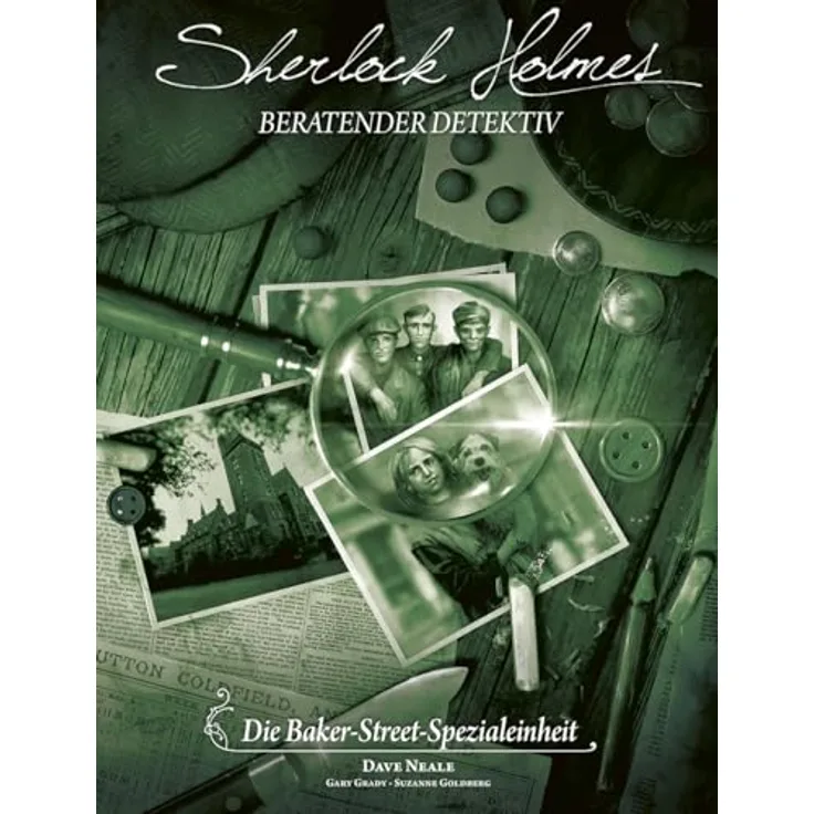 Space Cowboys Sherlock Holmes - Beratender Detektiv: Die Baker-Street-Spezialeinheit, kooperatives Brettspiel für 1-8 Spieler, ab 14 Jahren, mit 10 neuen Fällen und innovative Spielfortschrittsdokumentation