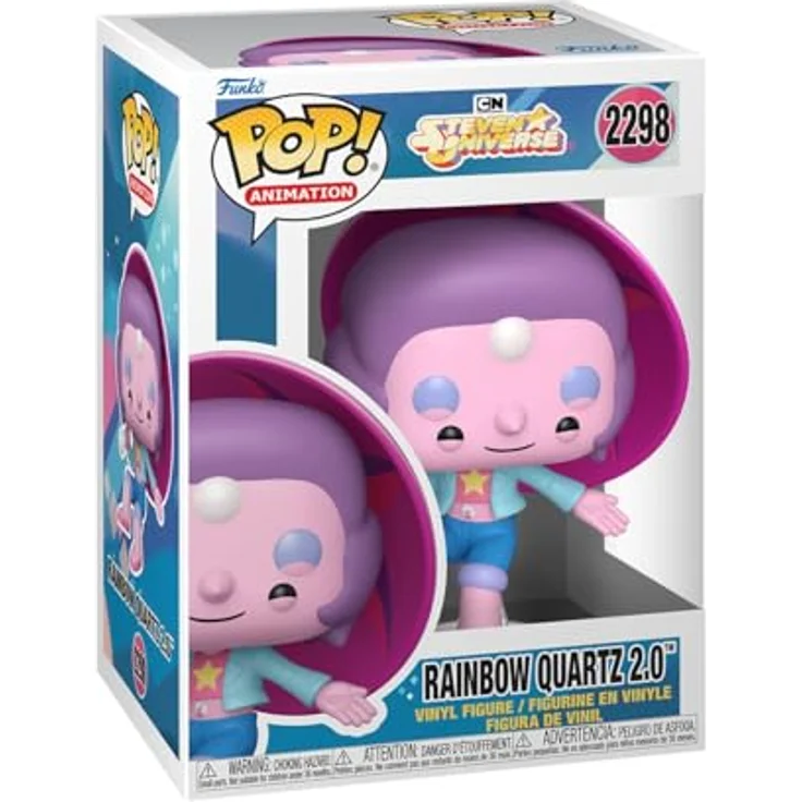 Funko FK90337, Steven Universe POP! Animation Vinyl Figur Rainbow Quartz 2.0, 115 mm, Geschenkverpackung – Bild 1