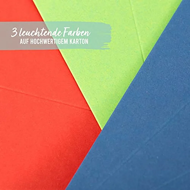 Papierdrachen 3 Geschwistertüten, Schultüten-Set zur Einschulung, kleine Zuckertüten in Blau, Grün & Rot, inkl. dekorativen Moosgummi Aufklebern – Bild 5