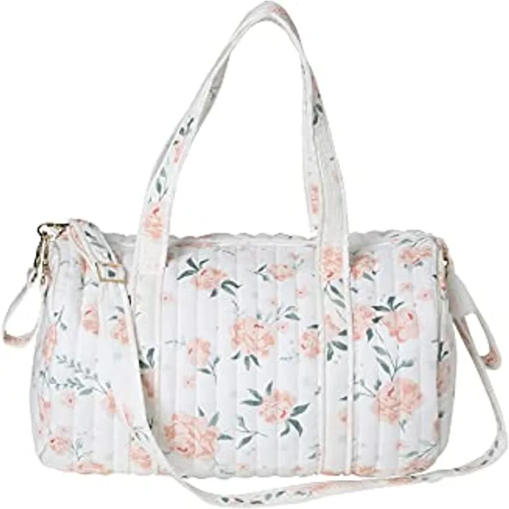 Vertbaudet Baby Roll Wickeltasche aus Baumwollgaze Rosenwasser TU