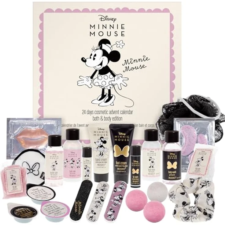 ACCENTRA Adventskalender Disney Minnie Mouse, im Minnie Mouse Look, Box mit 24 Beauty-Überraschungen – Bild 4