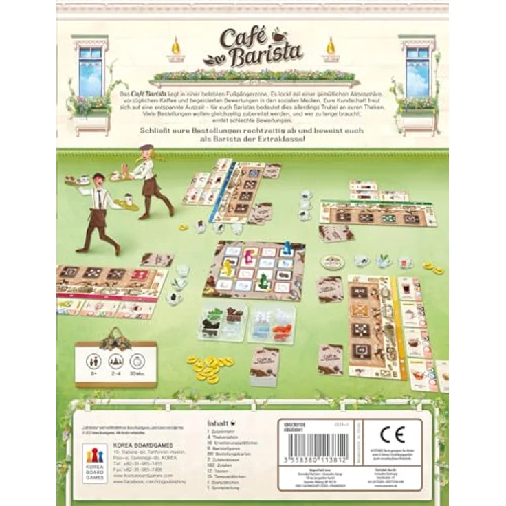 Korea Board Games Café Barista Familienspiel Brettspiel 2-4 Spieler Ab 8+ Jahren 30 Minuten Deutsch - Preisvergleich – Bild 4