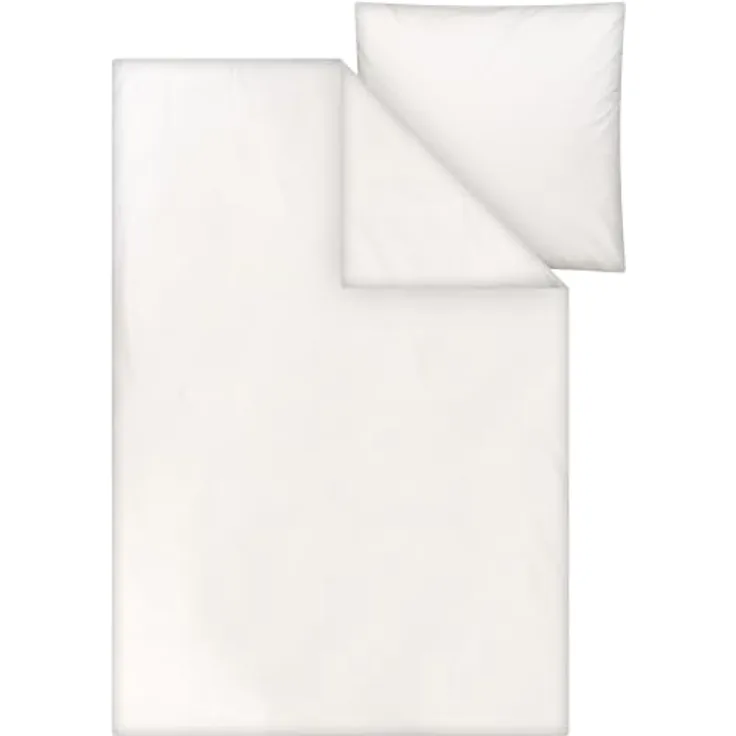 MELAWEAR Perkal Bettwäsche Set, Mehrteilig, MAJULI (Naturweiss, Fairtrade, GOTS-zertifiziert)
