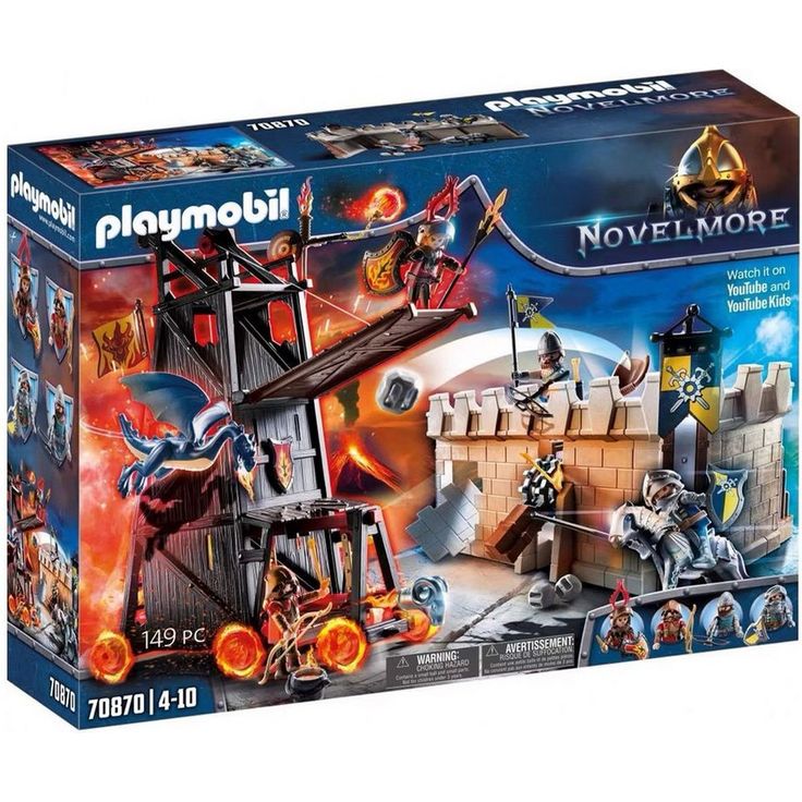 Playmobil® Spielwelt PLAYMOBIL® 70870 - Novelmore - Angriff mit dem Kampfturm