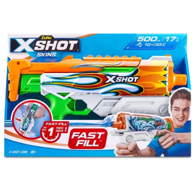 Zuru XSHOT 11854 Wasserpistole, Schnelles Aufladen in 1 Sekunde, Reichweite bis zu 10 Meter – Bild 2