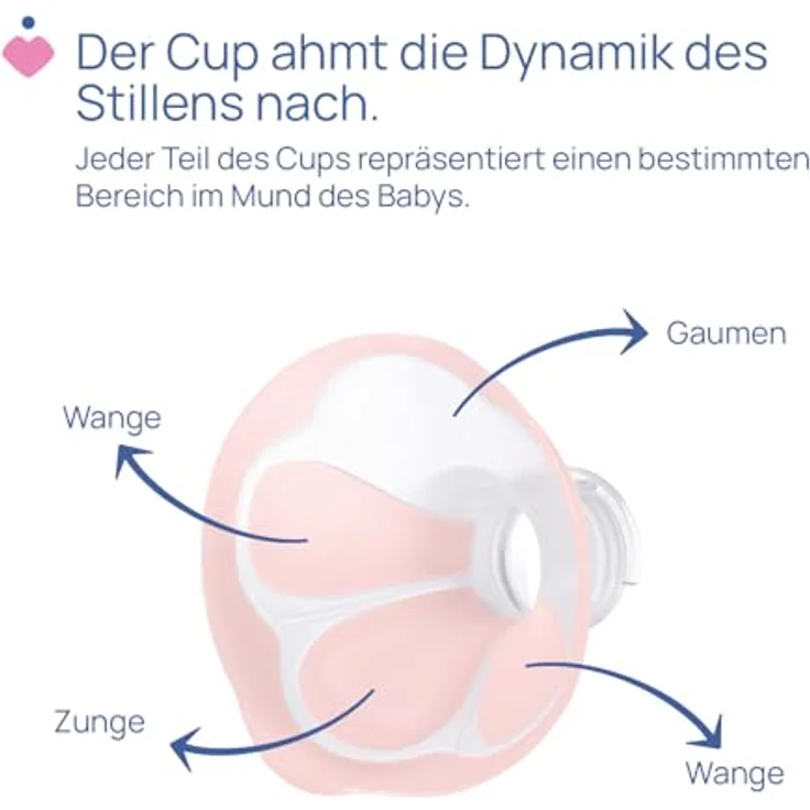 Chicco Stimolatte Elektrische Milchpumpe, brustschonend mit 2 Absaugmodi und 10 Intensitätsstufen, inkl. NaturalFeeling Sauger – Bild 3