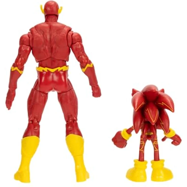 Sonic The Hedgehog DC x Sonic the Hedgehog & The Flash Actionfiguren-Multipack, 2,5" Sonic als The Flash & 5" Classic The Flash, hochbeweglich und detailreiche Sammlerverpackung – Bild 5