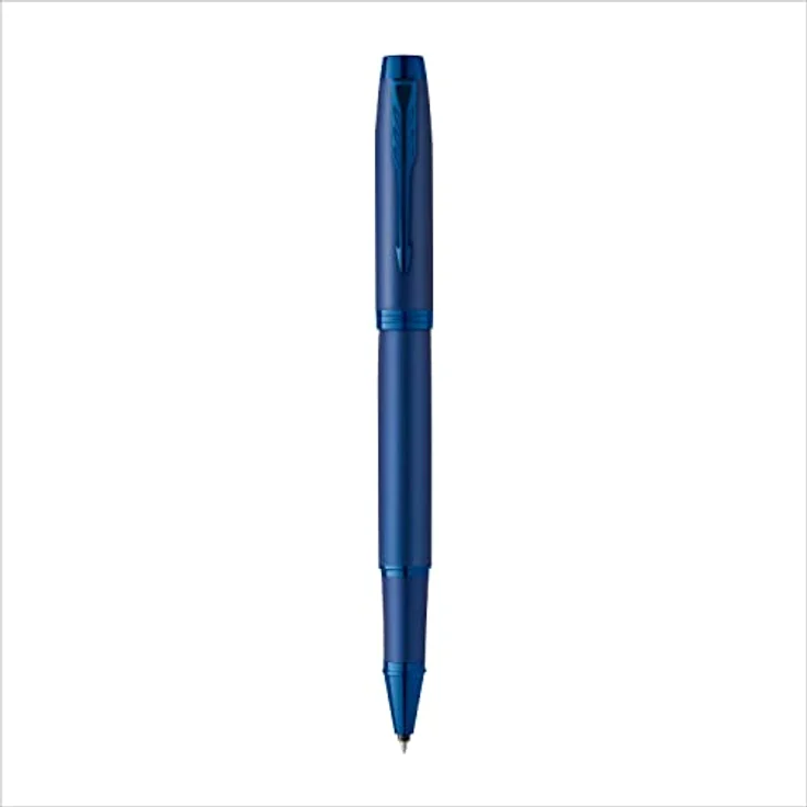 Parker Pen IM Monochrome Rollerball, PVD F, Schreibgerät mit Vollmetallgehäuse, blau – Bild 2