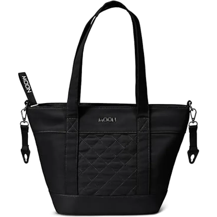MOON V-Shape Wickeltasche onyx, 15 L Stauraum, inklusive Wickelunterlage und Flaschentasche