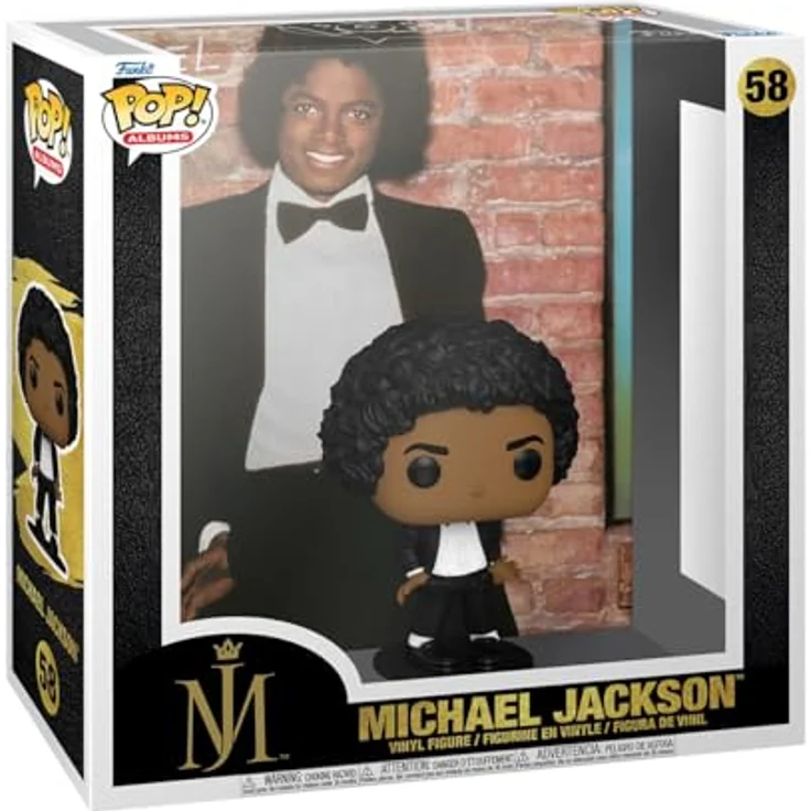 Funko POP! Albums: Michael Jackson - Off The Wall - Vinyl-Sammelfigur - Geschenkidee - Offizielle Handelswaren - Spielzeug Für Kinder Und Erwachsene - Modellfigur Für Sammler Und Display - 22 cm Breite - 23,5 cm Höhe - Premium Vinyl Material - Funko Pop Kultur Brand – Bild 1