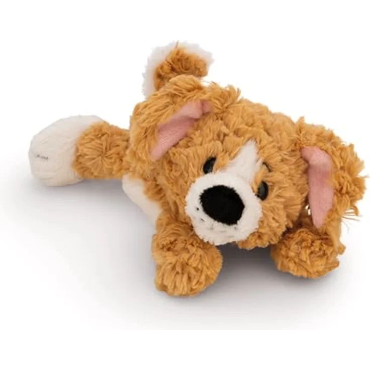 NICI Kuscheltier Hund liegend, braun, 20 cm, Plüsch mit recyceltem Material aus der NICI GREEN Kollektion – Bild 1