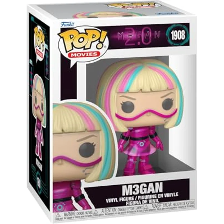 Funko Pop! Movies: M3GAN - M3GAN Vinyl-Sammelfigur, 9,5 cm, aus hochwertigem Vinyl, ideales Geschenk für Horror-Fans und Sammler – Bild 1