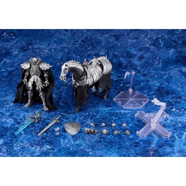 Max Factory Skull Knight DX Edition, 17 cm Berserk Figur mit Pferd, Schwert und Zubehör – Bild 2