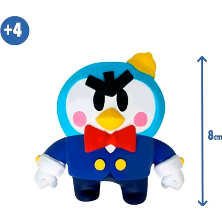 Bizak Monsterflex Brawl Stars Mr.P Sammelfigur, elastisch und ausziehbar, 13 cm, zum Sammeln für Fans ab 8 Jahren – Bild 4
