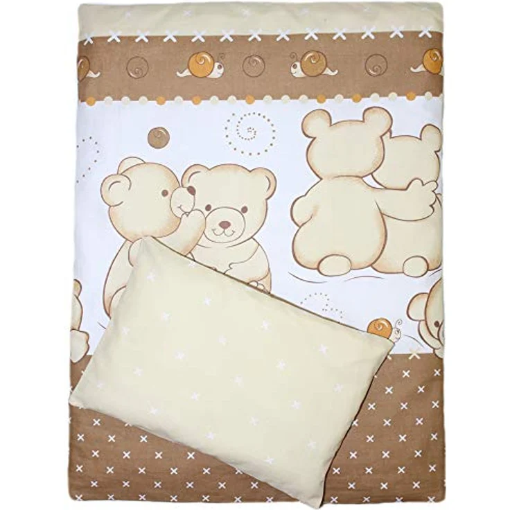 4 teiliges Kinderwagenset Decke Kissen Bezüge D01 – Bild 3