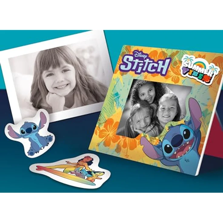 Lisciani Stitch Print Cam, Kinderkamera mit Dual-Kamera und lustigen Effekten, pastelrosa – Bild 7