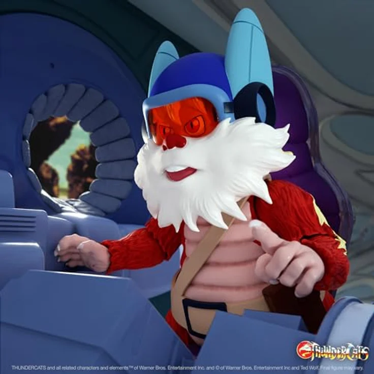 Super7 Thundercats Ultimates Actionfigur Snarfer, 18 cm mit Zubehör und Austauschteilen in Fensterbox – Bild 2