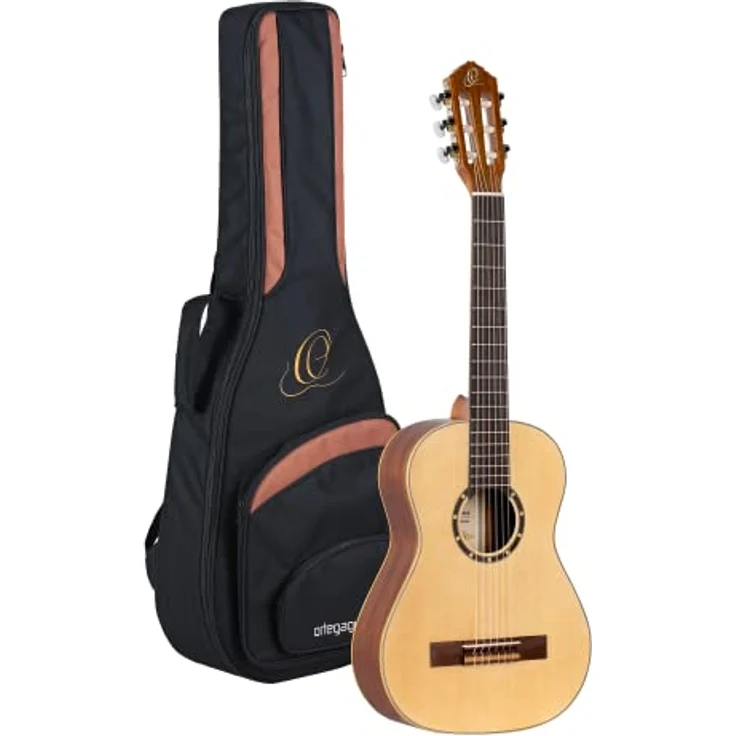 Ortega Guitars Konzertgitarre 1/2-Größe - Family Series - inklusive Gigbag - Mahagoni / Fichtendecke (R121-1/2) – Bild 1