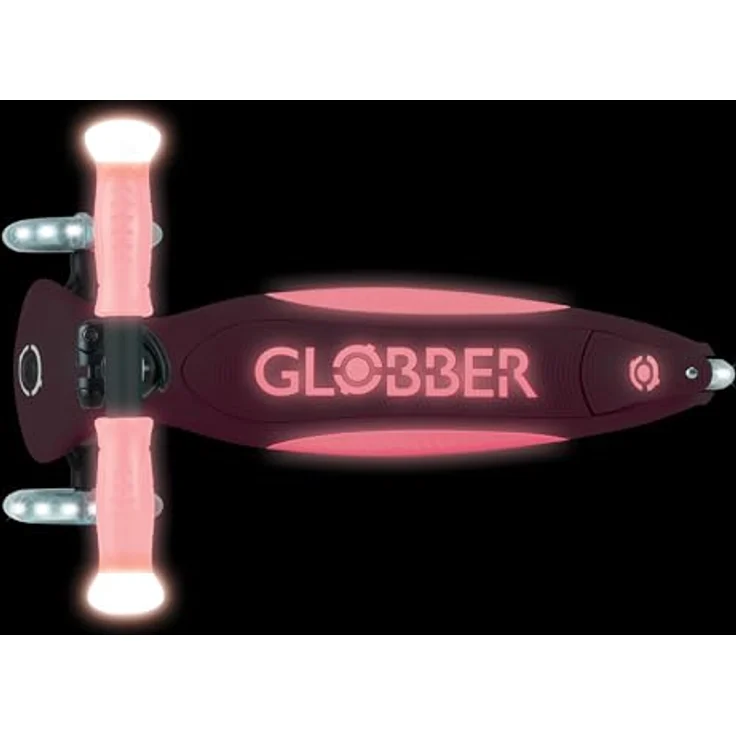 Globber Elite Glow Lights, 3-rädriger Scooter für Kinder, höhenverstellbar, Glow-in-the-Dark, klappbar, max. 50 kg – Bild 5