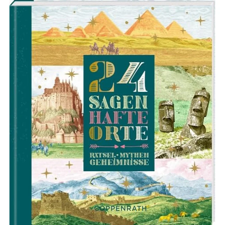 Coppenrath Adventskalenderbuch zum Aufschneiden - 24 SAGENhafte Orte für kreative Entdeckungen – Bild 1