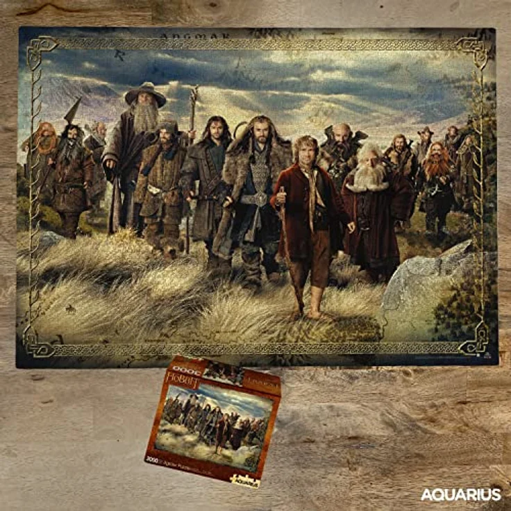 AQUARIUS The Hobbit Puzzle 3000-teilig, lizenziertes Jigsaw Puzzle, plastikfrei, bleifrei, phthalatfrei, 32 x 45 cm, für Erwachsene ab 14 Jahren – Bild 3
