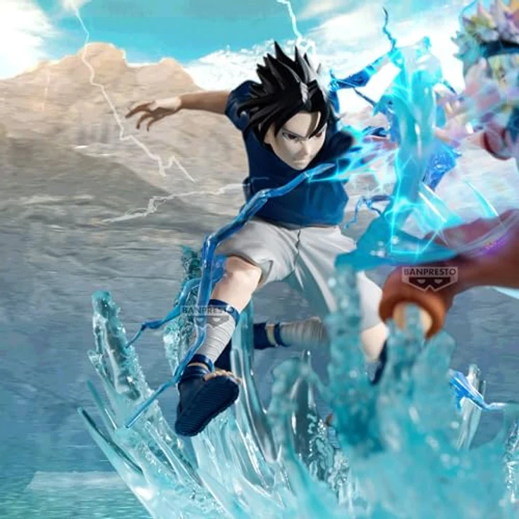 Banpresto Naruto - Sasuke Uchiha Combination Battle, limitierte PVC-Sammelfigur, offiziell lizenziert, hochwertige Verarbeitung – Bild 6