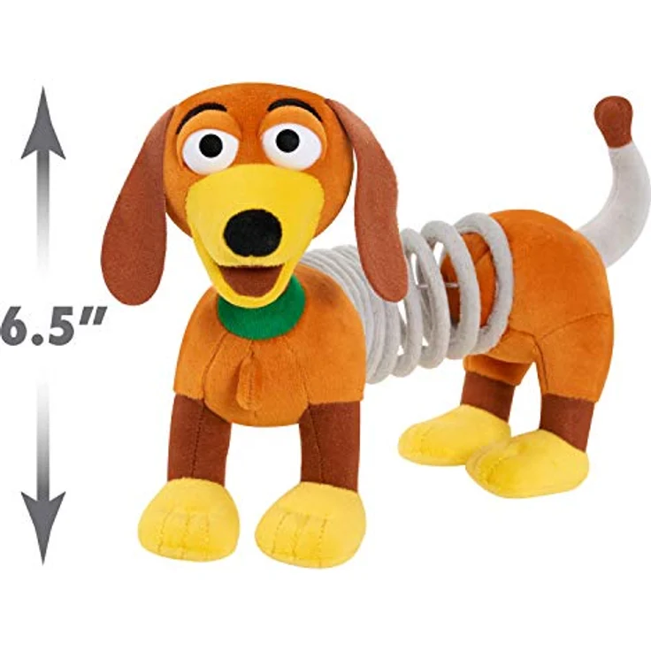 Just Play Ltd. Disney und Pixar Toy Story Slinky Dog Plushie, Plüschtier mit 10 Zoll Länge und weichem, kuscheligem Material – Bild 5