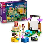 LEGO Friends 42642, Filmabend mit Freunden, 154-teiliges Set mit funktionierendem Projektor und Popcornmaschine für Kinder ab 6 Jahren