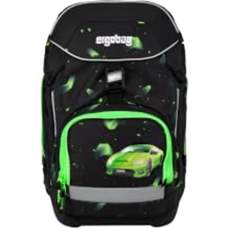 ergobag pack Schulranzen-Set Übärholspur, mit mitwachsendem Tragesystem, höhenverstellbar, 22 Liter, wasserabweisend, inkl. Sportrucksack – Bild 2