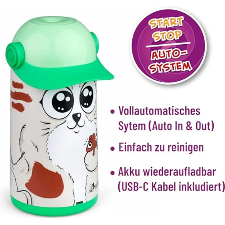 Jolly elektrischer Anspitzer ALEX, weiß, kompakte Bauweise und einfache Handhabung – Bild 6