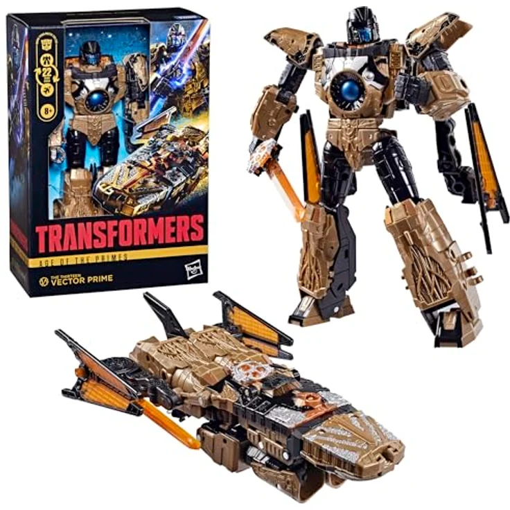Hasbro Transformers Age of the Primes Voyager-Klasse The Thirteen Vector Prime, 17,5 cm, 22 Schritte zur Verwandlung, inklusive Klinge der Zeit und Cyberschlüssel – Bild 4