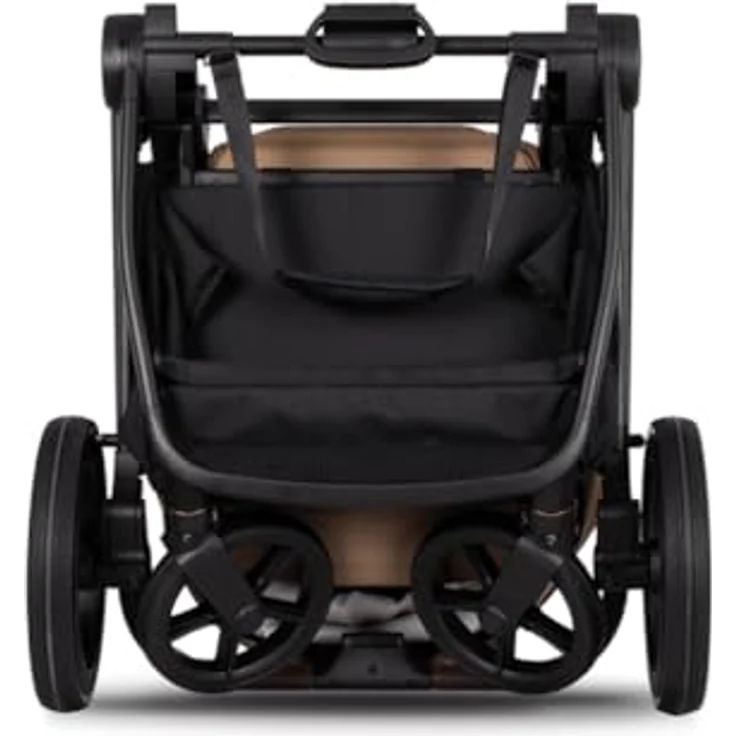Venicci Claro 2in1 Kombi-Kinderwagen bis 22 kg - Caramel, inkl. Babywanne, Sportsitz, Teleskopschieber, Liegeposition, Regenschutz, Beindecke & Wickeltasche mit Wickeunterlage, Gratis Mobilitätsgarantie – Bild 7