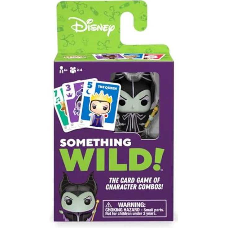 Funko 49356 Board Games 49356 Signature Something Wild Card Game-Villains, Multicolour