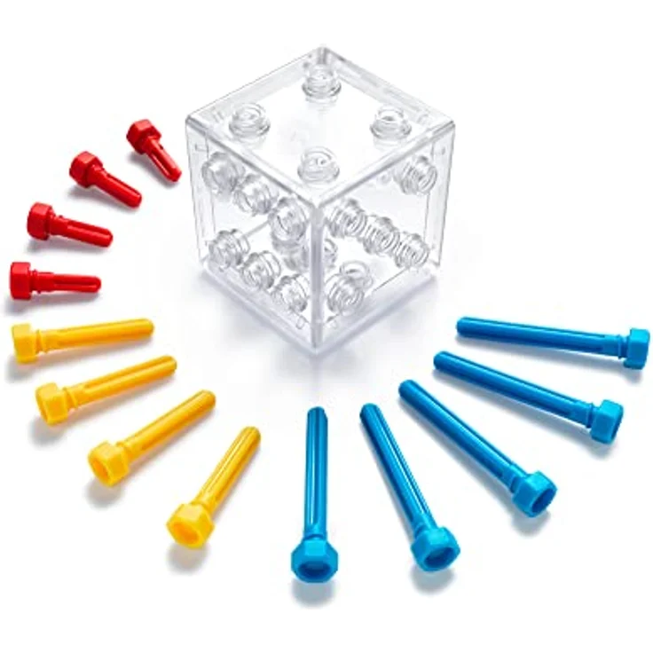SMART Toys & Games Criss Cross Cube, Box-Puzzle mit 80 Herausforderungen für Logik- und Problemlösetraining, ab 8 Jahren – Bild 2