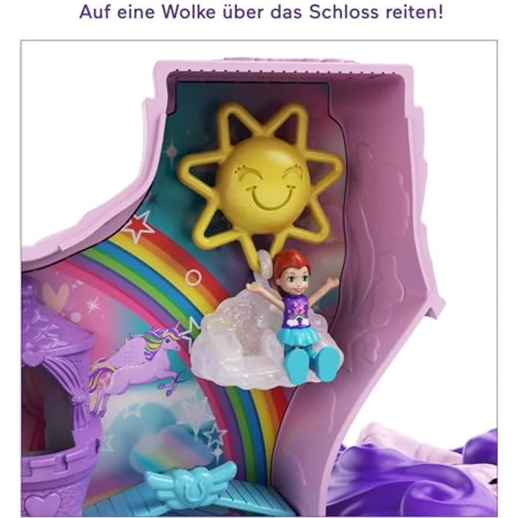 Polly Pocket HJN76 Flamingo-Party, großes Spielset mit 26 Überraschungen, Pop + Swap-Funktion – Bild 4
