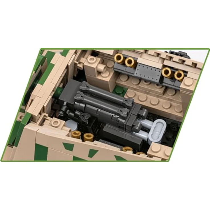 Cobi Pads Sd.Kfz. 184 Ferdinand, Klemmbaustein-Modell im Maßstab 1:28 mit abnehmbarem Motor und beweglicher Kanone – Bild 7