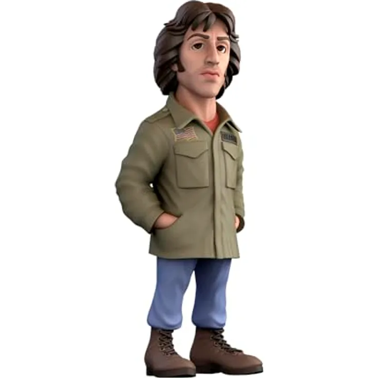 MINIX Bandai Sammelfigur Rambo: Steg Teil I, 12 cm, detailreiche Sammlung für Ausstellung und Kinder, Geschenkidee für Filmfans (MN18864)