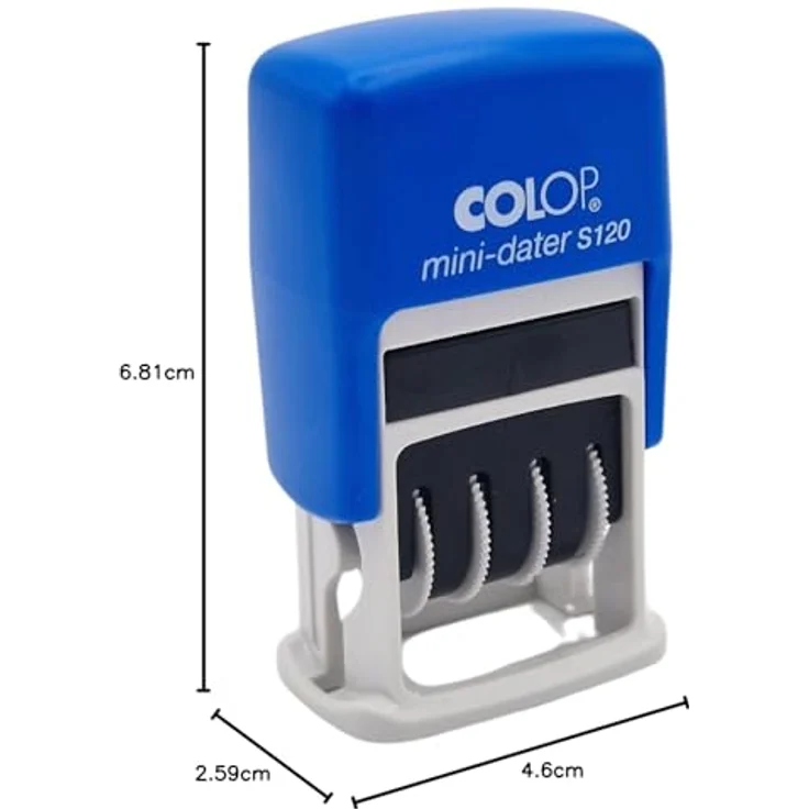 COLOP Stempel S 120, Datumstempel selbstfärbend, schwarz – Bild 9